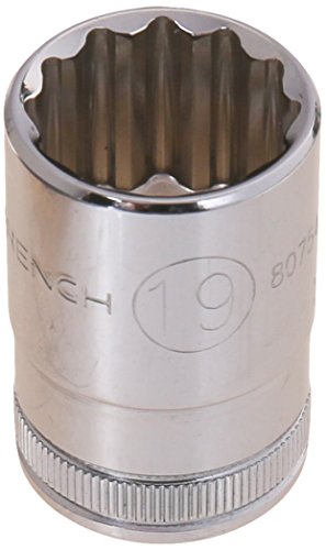 GearWrench 80754 Standard Socket, 19mm