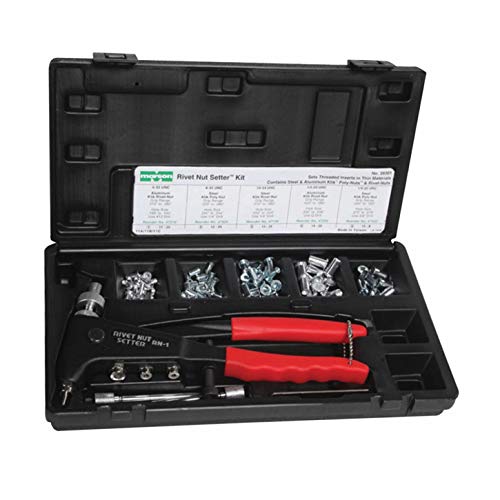 Marson M39303 Metric Poly-Nut Kit W/ M4, M5, M6, M8 Mandrel & Nosepiece (1 PK)