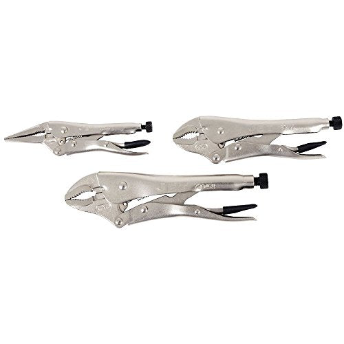 Jet 730336-3-Piece Locking Pliers Set-Super Heavy Duty - Pliers and Wire Strippers - Proindustrialequipment