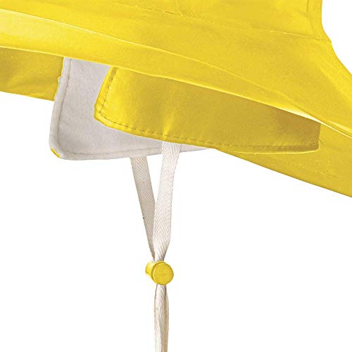 Pioneer V3035060-XL Heavy-Duty Premium Sou’Wester Rain Hat, Dry King® Fully Cotton Lined Yellow, XL - Clothing - Proindustrialequipment