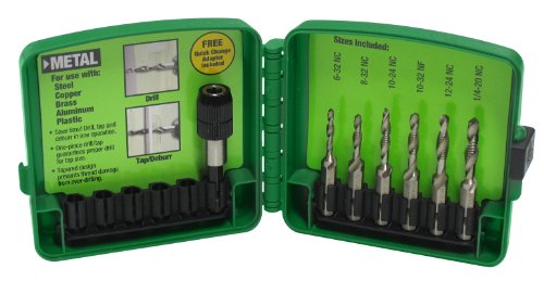 TEMPO Greenlee DTAPKIT 6-32 to 1/4-20 Combination Drill and Tap Set, 6-Piece - Other Plumbing Tools - Proindustrialequipment