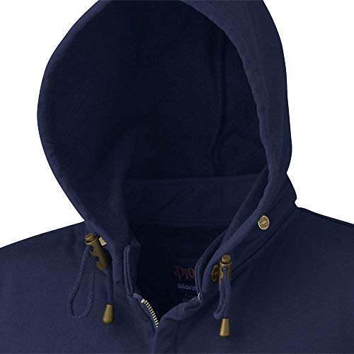 Pioneer V2590280-S Flame Resistant Safety Hoodie - Modacrylic Fleece ARC Rated Sweatshirt, Black, S - Clothing - Proindustrialequipment