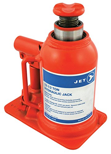 JET 140106 - 12-1/2 Ton Hydraulic Bottle Jack-Low Profile-Super - Proindustrialequipment