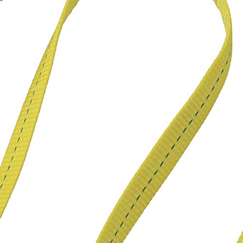 PeakWorks CSA 6' (1.8 m) Shock Pack - Snap & Form Hooks - Single Leg - E6 Shock Absorbing Fall Arrest Lanyard Connector, 1" Webbing, V8104326 - Fall Protection - Proindustrialequipment