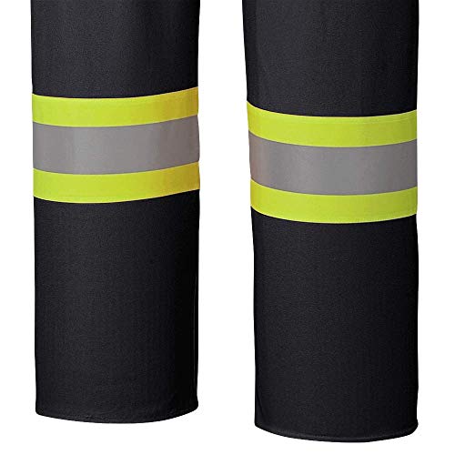 Pioneer Waterproof FR Chemical Resistant Strech Overall Bib Work Pants, Lightweight, Black, 4XL, V3520270-4XL - Clothing - Proindustrialequipment