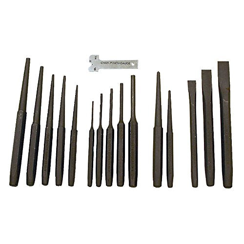 ITC Professional 16-Piece Punch and Chisel Set, 23508 - Sockets and Tools Set - Proindustrialequipment