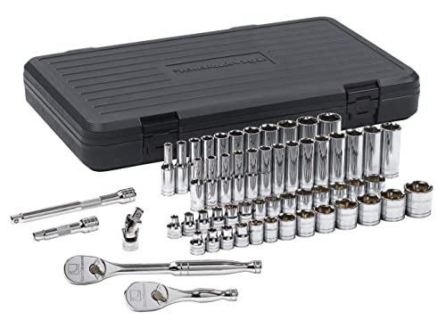 GearWrench 80550 Jeu de 57 douilles à 6 pans à entraînement 3/8" 57 pièces