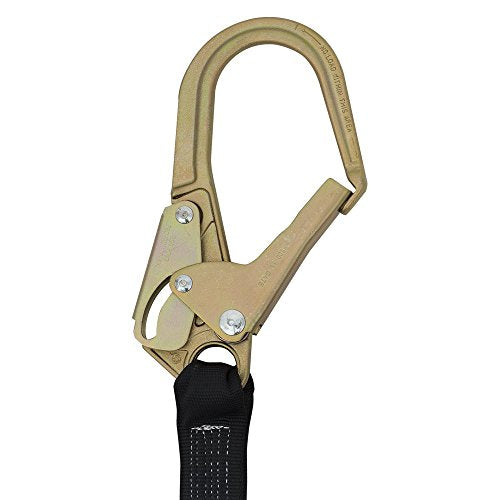PeakWorks CSA 6' (1.8 m) POY - Snap & Form Hooks - Single Leg - Shock Absorbing Fall Arrest Lanyard Connector, V8101126 - Fall Protection - Proindustrialequipment