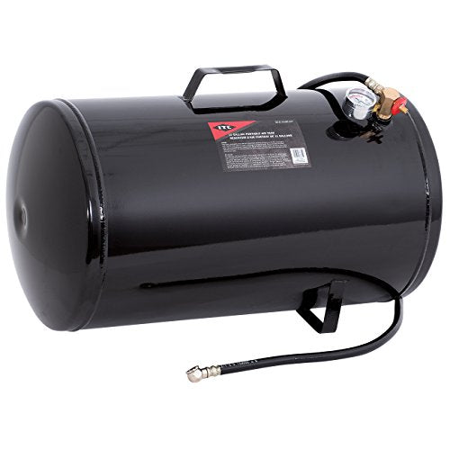 ITC Professional 11 Gallon Portable Air Tank - Gauge, Hose and Tire Chuck Included, 13485 - Wrenches - Proindustrialequipment