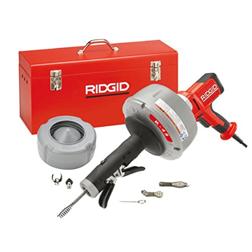 Ridgid 37343 Drain Cleaner, K-45Af-5 UK - Plumbing Tools - Proindustrialequipment