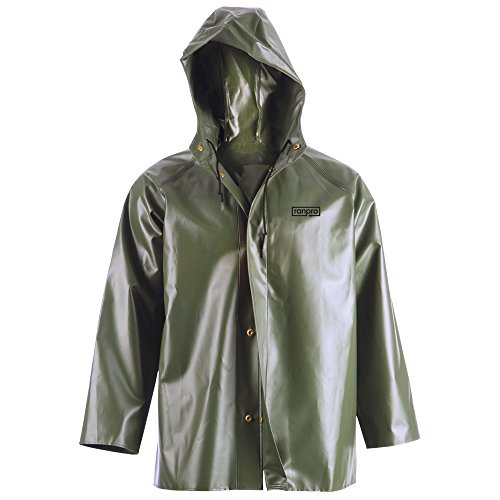 Pioneer V3242040-2XL Heavy-Duty Cold Flex Fisherman Jacket - Marine/Fish Oil Resistant, Green, 2XL - Clothing - Proindustrialequipment