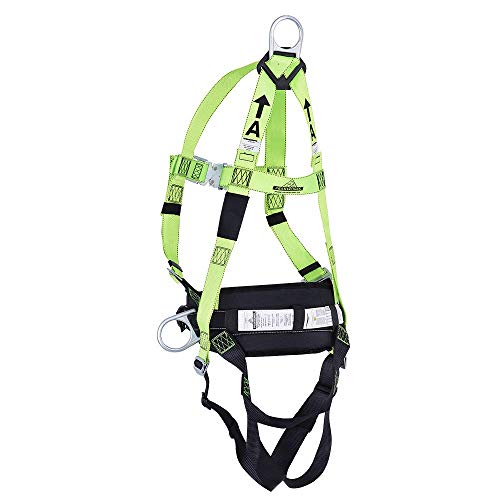 PeakWorks V8255641 - 4 D-Ring Contractor Fall Arrest Full Body Safety Harness And Belt - Ladder, Class APL - Fall Protection - Proindustrialequipment