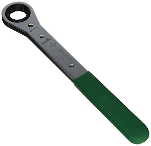 Greenlee 34941 Ratcheting Wrench, 1-Inch Hex - Wrenches - Proindustrialequipment