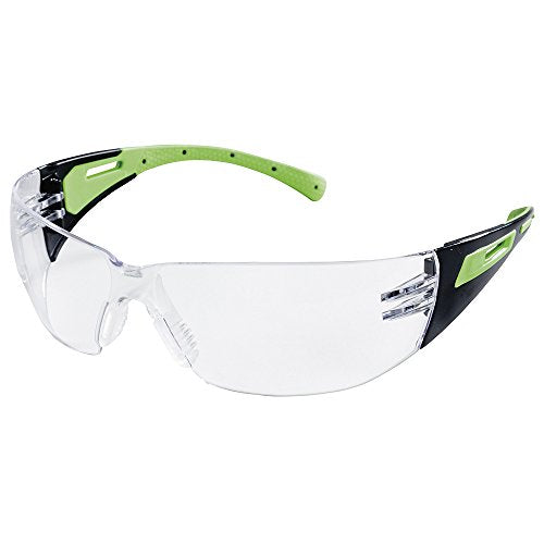 Sellstrom S71100 XM300 Safety Glass-Clear Hard Coat (Package of 12) Black and Green Standard - Eye Protection - Proindustrialequipment