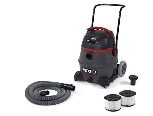 Ridgid 50373 Smart Pulse Wet/Dry Vacuum, 14 Gallon, Red - Plumbing Tools - Proindustrialequipment