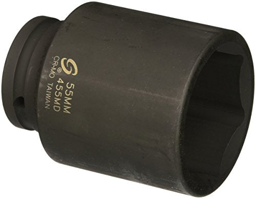 Sunex 455MD 3/4" Drive Deep 6 Point Metric Impact Socket 55mm