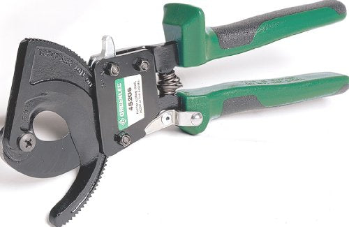 Tempo Greenlee 45206 Compact Ratchet Cable Cutter, 10-Inch - Cutters - Proindustrialequipment