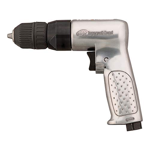 Ingersoll-Rand 7802RAKC Heavy Duty 3/8-Inch Reversible Pnuematic Drill with Keyless Chuck