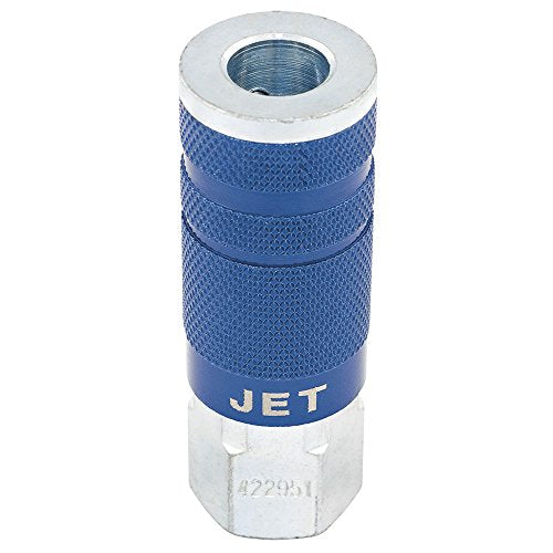 Jet 422951 -"L" Type Automotive Coupler-1/4" Body X 1/4" Npt Female Thread (10 Pack-Bulk) - Jet - Proindustrialequipment