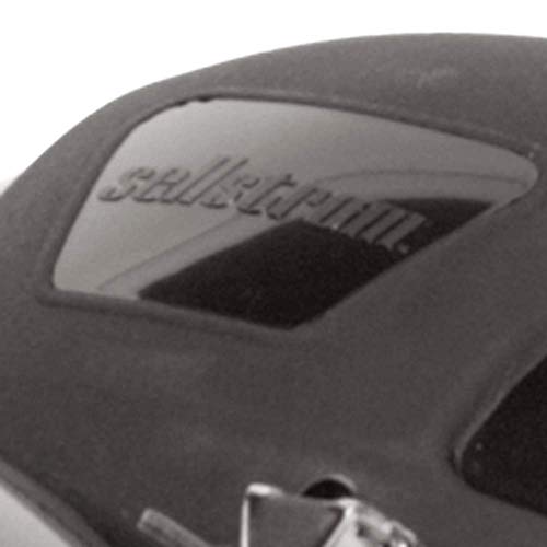 Sellstrom S32181 DP4 Multi-Purpose Black Crown and Clear Anti-Fog/Shade 8 IR Flip Front Window Faceshield with Ratchet Headgear - Eye Protection - Proindustrialequipment