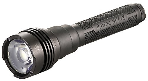 Streamlight ProTac HL 5-X USB - Batería USB recargable, cordón de muñeca con cable USB dual - Almeja - 3500 lúmenes