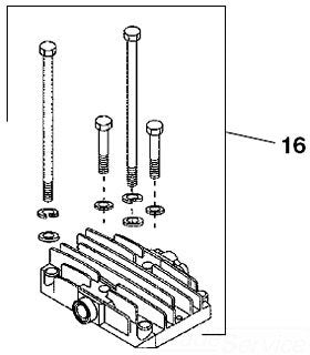 Ridgid 18193 Head, Cylinder with Bolts - Plumbing Tools - Proindustrialequipment