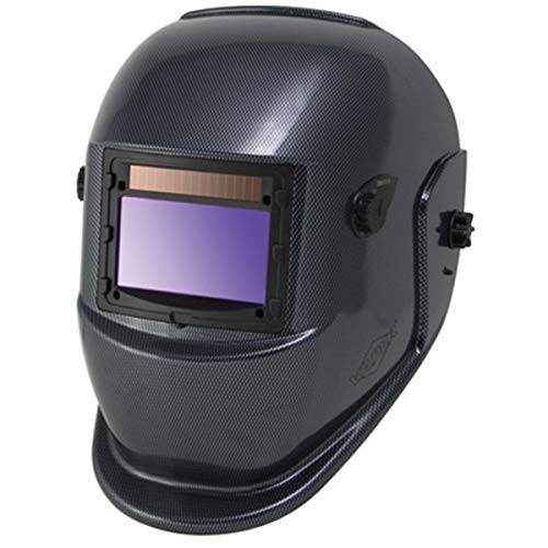 Titan 41262 Casco de soldadura oscuro automático con energía solar