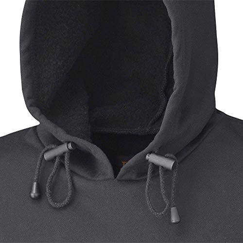 Pioneer V2570170-2XL Flame Resistant Heavyweight Safety Hoodie, Pullover, Black, 2XL - Clothing - Proindustrialequipment