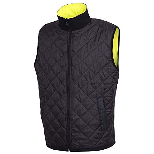 Pioneer V1022460-5XL Hi-Viz Reversible Insulated Safety Vest - Hi-Viz Yellow/Green, 5XL - Clothing - Proindustrialequipment