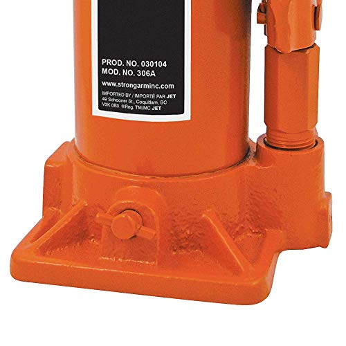 Strongarm Professional Heavy-Duty 6 Ton Hydraulic Standard Bottle Jack - Car, Fleet, Industrial, 30104 - Proindustrialequipment