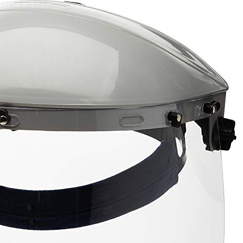 Sellstrom S30310 Advance Crown with Chin GRD-CLR, 2" Height, 5" Wide, 3" Length, Polycarbonate, Standard, Grey - Eye Protection - Proindustrialequipment