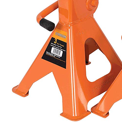 STRONGARM 32241 - 3 Ton Jack Stands-Ratcheting Style-Heavy Duty - Proindustrialequipment