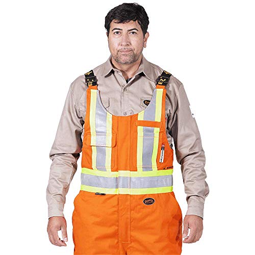 Pioneer ARC 4 FR CSA Insulated Overall Bib Work Pants,7 Pockets, Reflective Stripe, RoyalBlue, 5XL, V2560311-5XL - Clothing - Proindustrialequipment