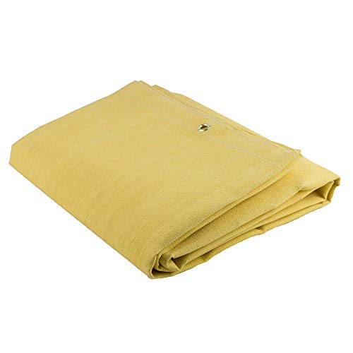 Sellstrom S97608 Welding Blanket - 24 oz Acrylic Coated Fibreglass - 6'x6' - Yellow - Proindustrialequipment