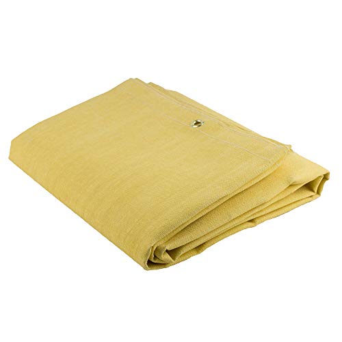 Sellstrom S97609 Welding Blanket - 24 oz Acrylic Coated Fibreglass - 6'x8' - Yellow - Other Protection - Proindustrialequipment