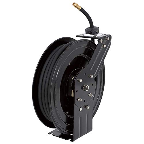 ITC Professional 3/8" X 50-Feet Retractable Air Hose Reel-Metal, 28272 - Jet - Proindustrialequipment