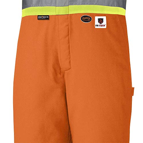 Pioneer ARC 4 FR CSA Insulated Overall Bib Work Pants,7 Pockets, Reflective Stripe, RoyalBlue, 5XL, V2560311-5XL - Clothing - Proindustrialequipment