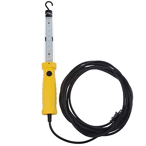Bayco SL-2135 1,200 Lm Corded Led Work Light with Magnetic Hook, Yellow - Proindustrialequipment