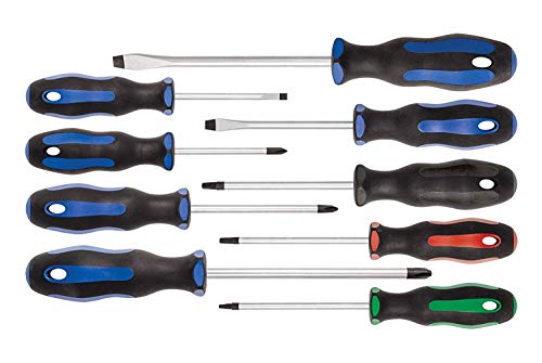 Jet 720523-9-Piece Ergonomic Screwdriver Set - Screw Drivers and Sets - Proindustrialequipment