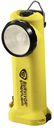 Streamlight 90541 Survivor Linterna LED de ángulo recto, 6-3/4 pulgadas, amarillo - 175 lúmenes