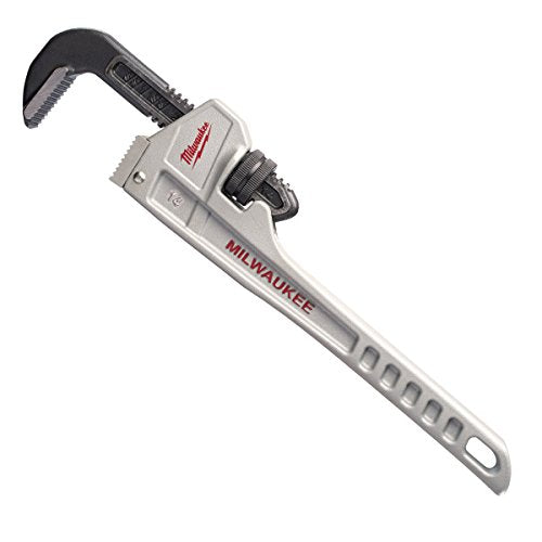 Milwaukee 48 22 7214 48227214 Llave para tubos de aluminio, 14 pulgadas, rojo/negro/plata