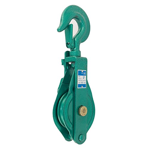 Jet 130106-6" Single Sheave Painted Snatch Block - Clamps and Trolleys - Proindustrialequipment