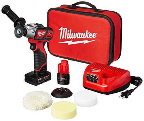 Milwaukee 2438-22X M12 Pulidora/lijadora de velocidad variable - Kit Xc/Cp