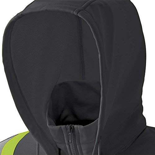 Pioneer V1060570-2XL High Visibility Work Hoodie, Micro Fleece, Black, 2XL - Clothing - Proindustrialequipment