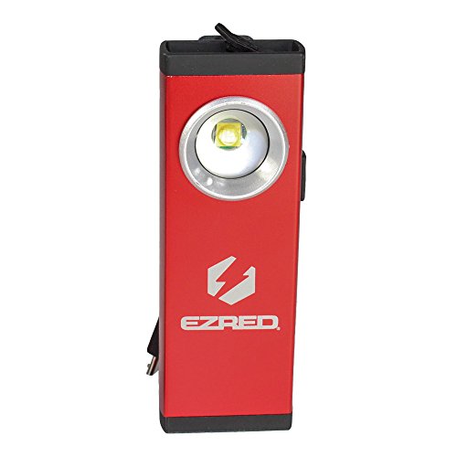 E-Z Red SPR200BK 200 lm Rechargeable COB LED Pocket Light, Red