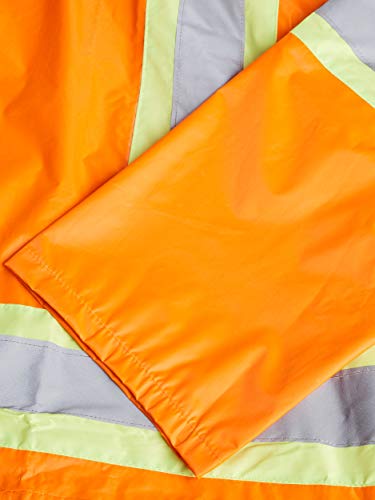 Pioneer V1080250-2XL Heavy-Duty High Visibility Jacket and Pants Combo, Orange, 2XL - Clothing - Proindustrialequipment