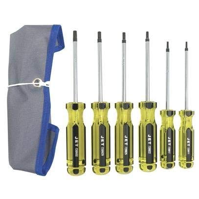 Jet 720956-6-Piece Jumbo Handle TORX Screwdriver Set - Screw Drivers and Sets - Proindustrialequipment