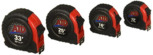 ATD Tools (330) 4-Piece Measure Tape Set - Proindustrialequipment