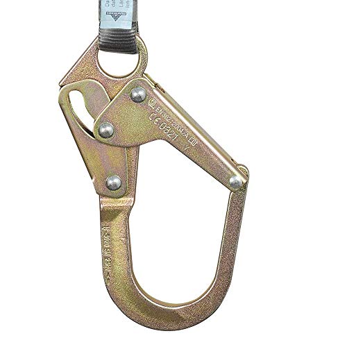 PeakWorks V8455277-5LE LE SRL - 1" Webbing - Aluminum Housing - Type 2 - Twin Leg - Form Hook - 7.5' - Fall Protection - Proindustrialequipment