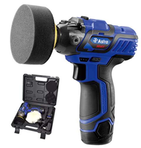 Astro Pneumatic 3027 12V Lithium-Ion 3 in. Cordless Mini Pistol Polisher (1.5 Ah) - Proindustrialequipment